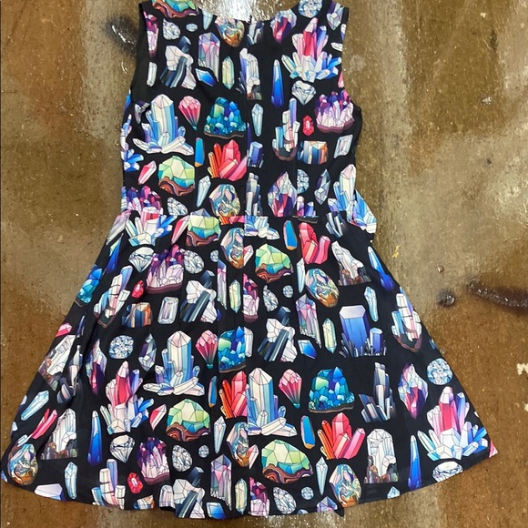 L.A. SOUL NWT Colorful Crystal Sleeveless WMNS Dress sz small - Picture 5 of 6